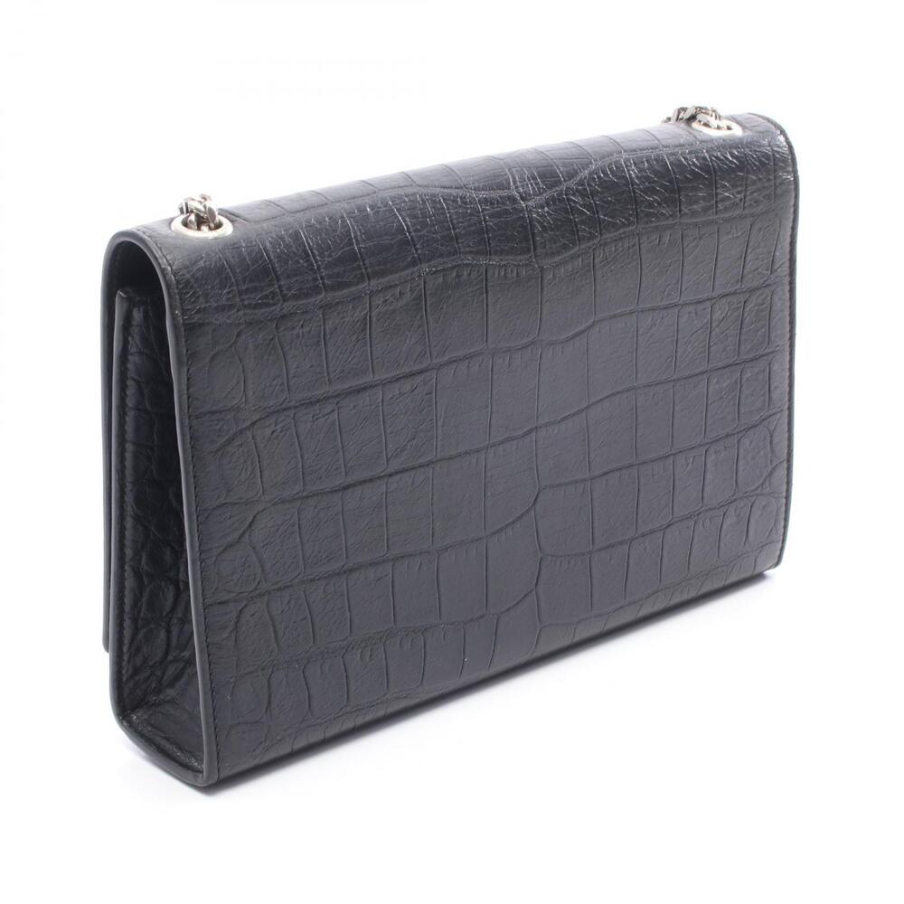 Saint Laurent Paris Kate Tassel Shoulder Bag Leather Black